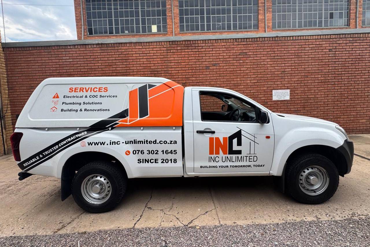 Vehicle Branding Decals - Budget Option - Vehicles Branding - INC UNLIMITED